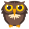 Owl emoji on Emojione